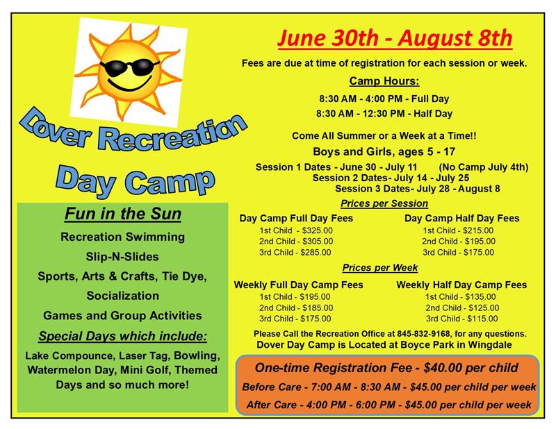 Day Camp Fees